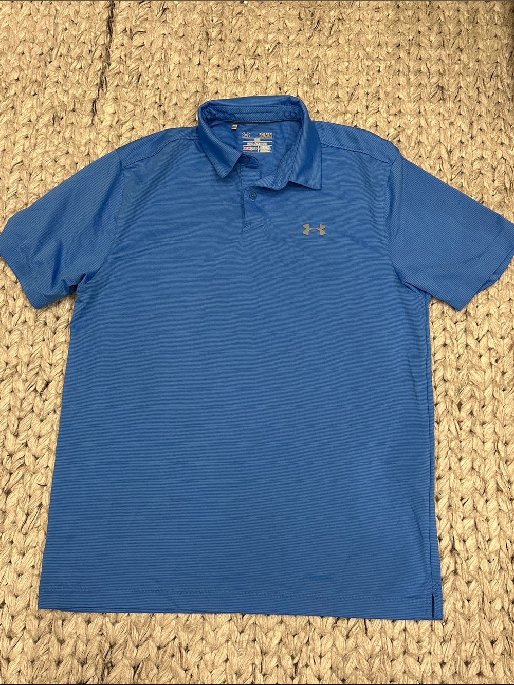 Under Armour Men’s Light Blue Performance Polo